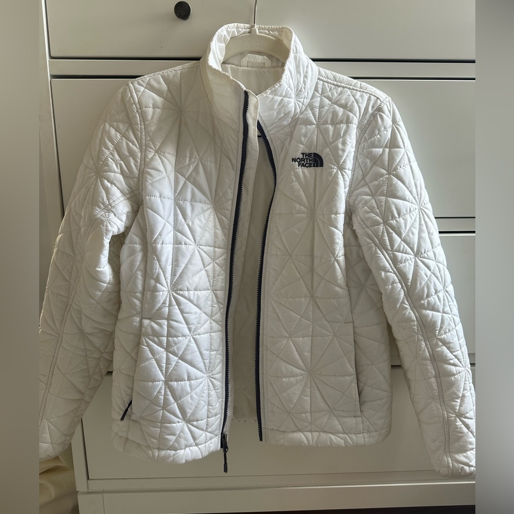The North Face White Quilted Jacket